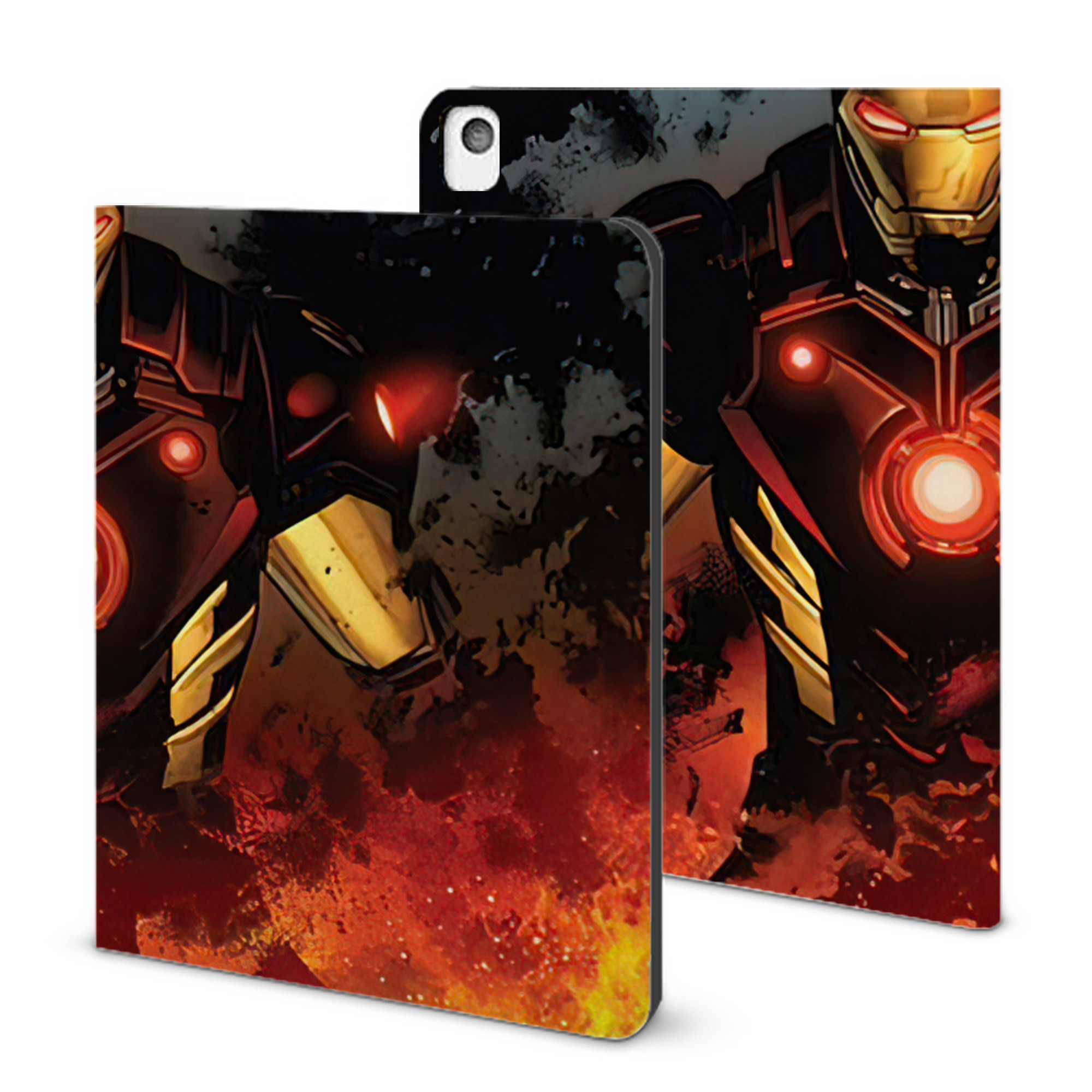 （画像用） アベンジャーズ The Avengers IPadケース ペンホルダー付き ブックスタイルデザイン